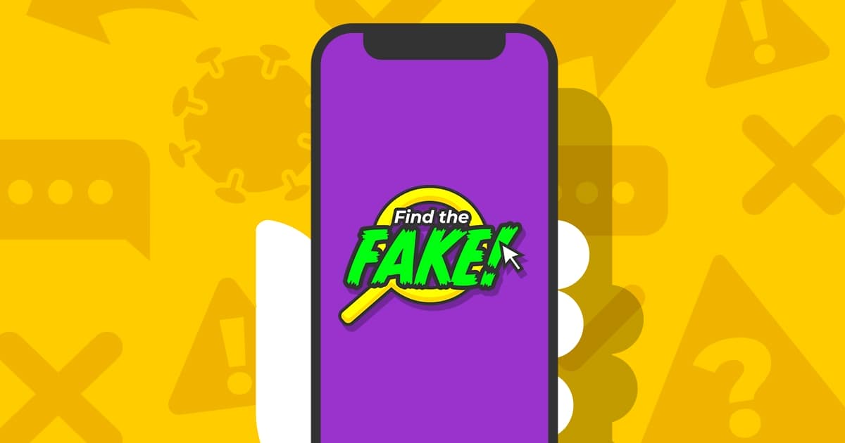 This is the image for: Find the Fake interactive quiz