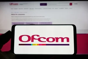 Image of Ofcom's logo and website on devices.