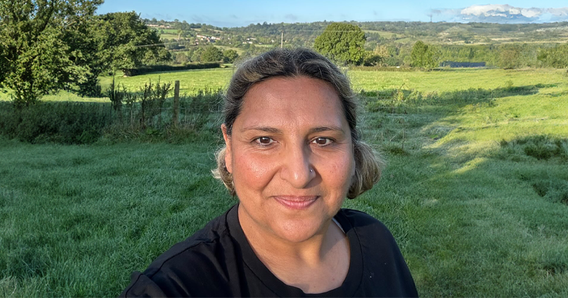 Photo of Swazi Kaur, mum of two boys.