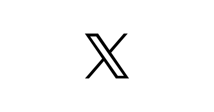 The logo for X (formerly Twitter).